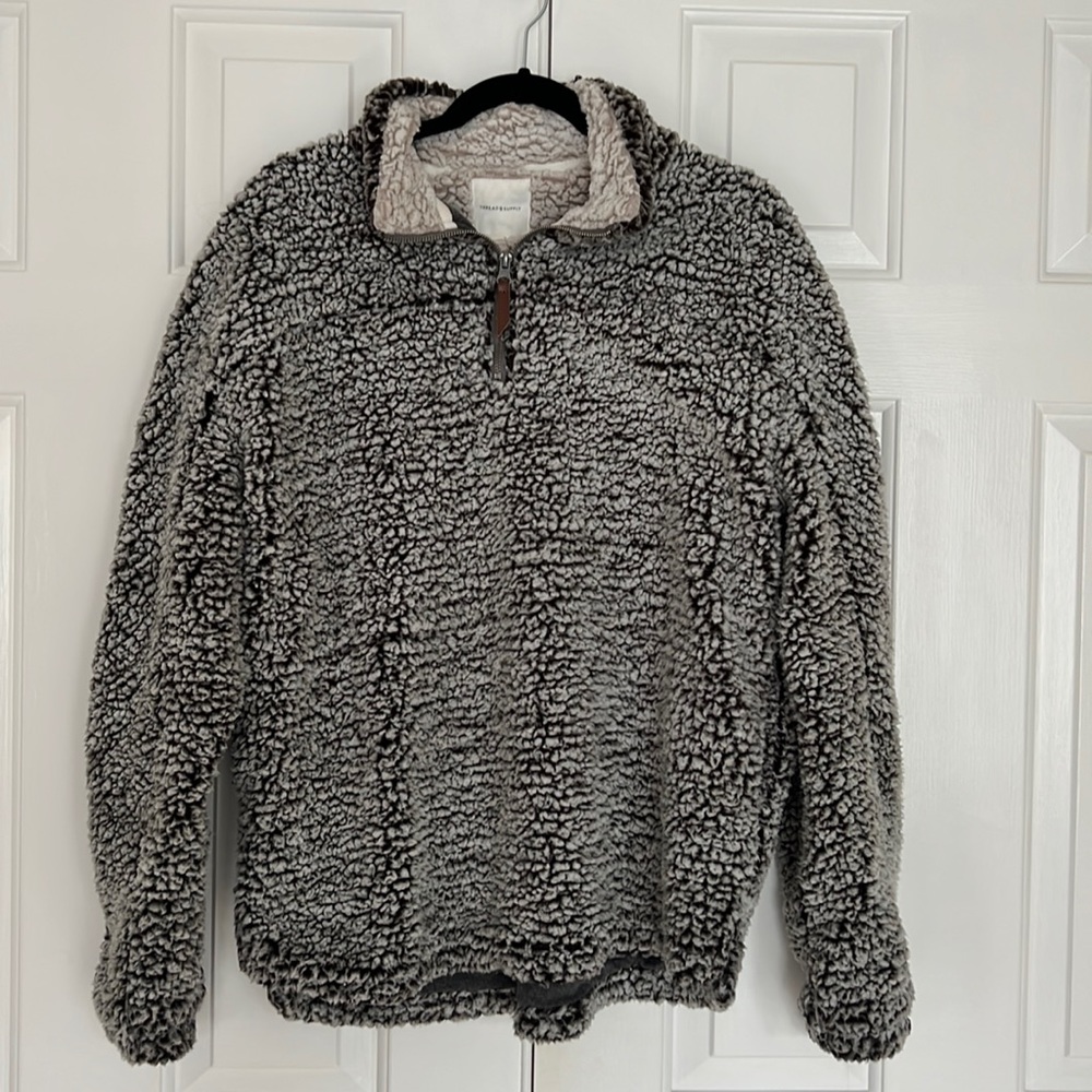 Thread & Supply Puffy Sweater- size L